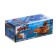 The car "Carry", works from batteries, shoots with discs, light and sound, blue color
