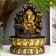 The desktop fountain from the network, the backlight "Golden Ganesh on the openwork throne" 28x20.5x20.5 cm