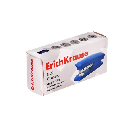 Степлер ErichKrause ECO № 24/6 и 26/6, до 30 листов, микс-7