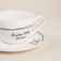 Set of Porcelain SL Home "House", 4 objects: 2 cups 275 ml, 2 saucers d = 15.5 cm, white color