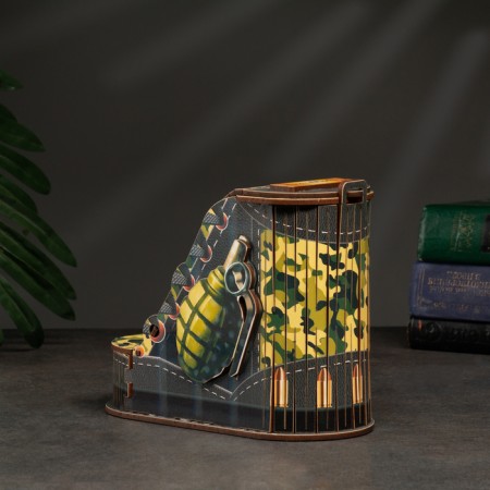 Casket-berts "Military", 17 x 13.5 x 8 cm-1