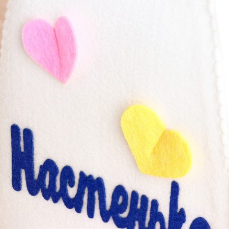 Bath cap with an application "Nastenka"-5