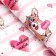 Glossy packaging paper "Corgi", 70 × 100 cm, 1 sheet