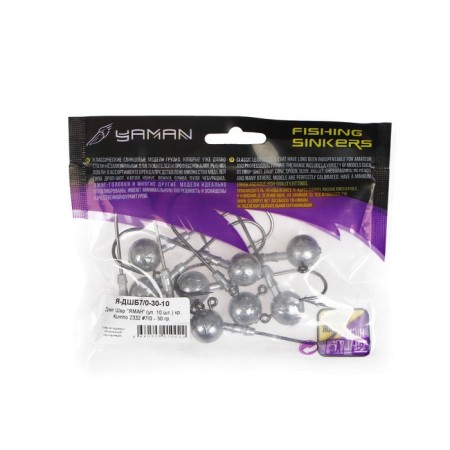 Jig ball "Yaman", 30 g, 10 pcs.-3
