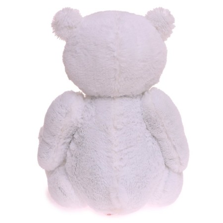 Soft toy "Bear Deddy", white color, 100 cm-3