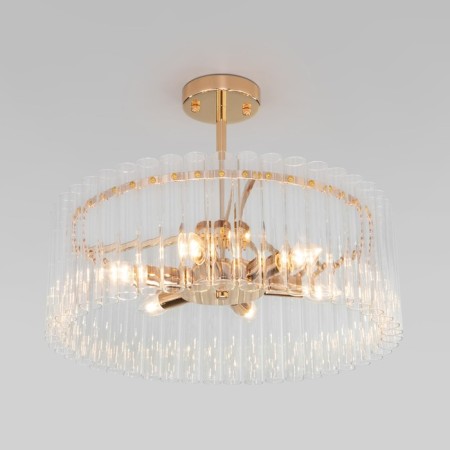Ceiling light Bogate’s Flamel 373/6, E14, 6x60W, 500x500x380 mm, color gold-1