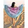 Pareo and beach rug "Classic Flower Pattern", d = 150 cm