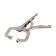 Hand tundra clamp, point capture, movable sponges, with a latch, 150 mm