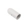 Plastic heat -resistant suspension e14 white with rexant label
