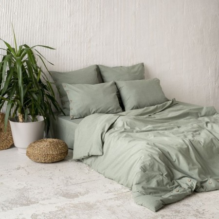 A set of pillowcases "Boyle", size 50x70 cm, green color, 2 pcs-2
