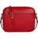 Cross-Bodi bag with Mumi zipper, with a cosmetic bag, red color
