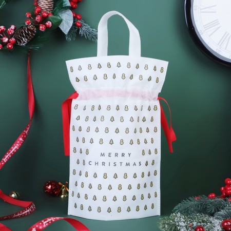 Gift bag "New Year's Pattern", 22 x 32 cm-1
