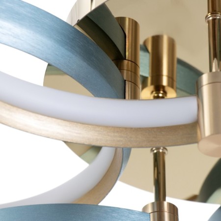 Chase with DND "WINLLA" LED 204W 3000-6000K blue-gold 80x80x11 cm Bayerlux-7