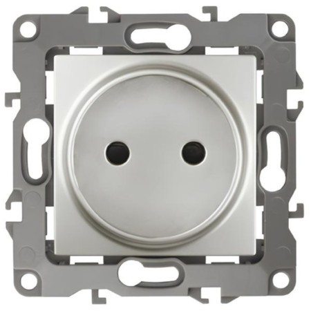 Розетка 2P, 16A-250В, IP20, Эра12, перламутр