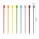 Silicone screed l = 21.5, set 10 pcs., Mix color