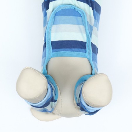 Popon postoperative, viscose, size L (Osh 28, OG 44, from 35 cm, weight 8-12 kg), blue 961460-4