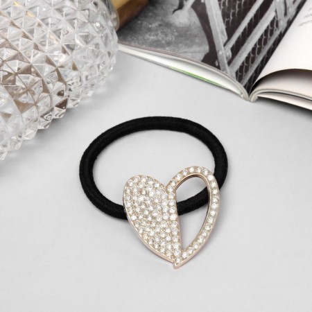 Hair gum "Siri" heart, 5 cm-1