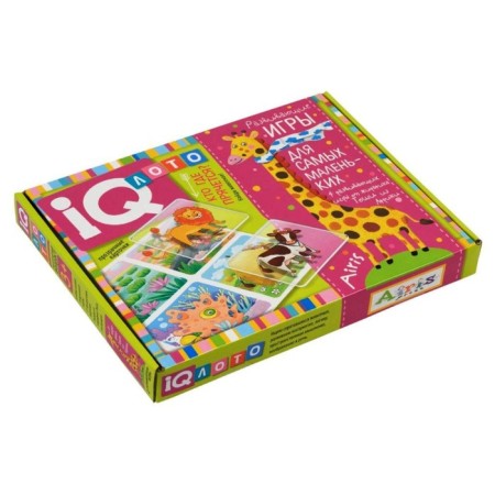 Plastic lotto "Who is hiding where? Find the animal "-1