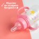 A bottle of feeding "Magic Princess", a classic throat, with handles, 150 ml, from 0 months, pink color