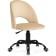 Computer chair Irre Metal/velor, black/beige 56x60x87 cm