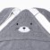 Tainted towel with a corner "Bunny", 75*75 cm, cotton 100%