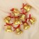 Christmas tree decoration "Openland bells" (set 9 pcs) 2.5 cm, red-golden
