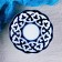 Board of the round "Pachta", 12.5 cm, white