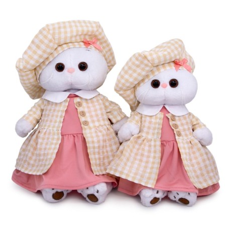 Soft toy "Lee-Lee in a summer coat in a cage", 24 cm-3