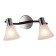Wall lamp 2x60W E14, size 39x11x18.5 cm