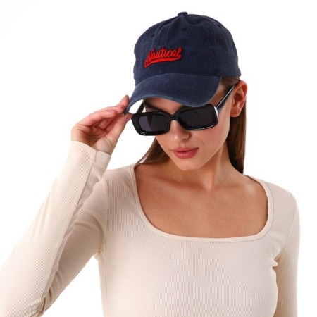 Women's cap nautical, jeans, rr 56-8