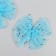 Decor for creativity "Bant from Thatina" Blue, 9 cm (set 2 pcs)