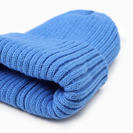 Children's hat, color bright blue, size 54-56-1
