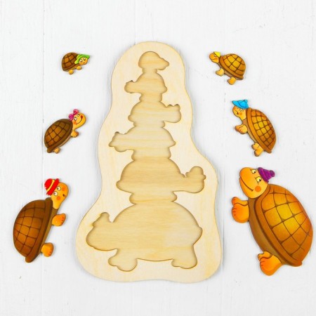 Frame-lodge "Turtles in hats"-1