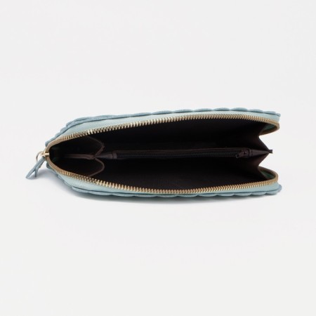 Women's wallet with lightning, blue color-5