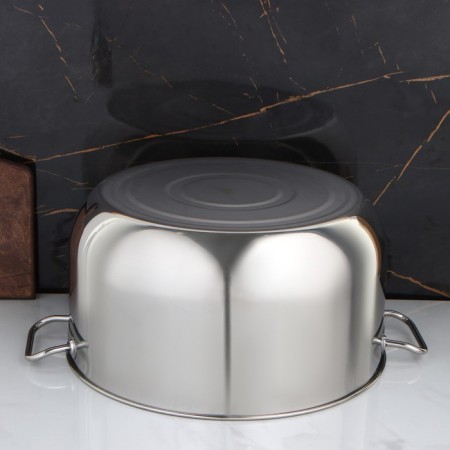 The pan is whole, 35 l, d = 45 cm, h = 21.5 cm-3