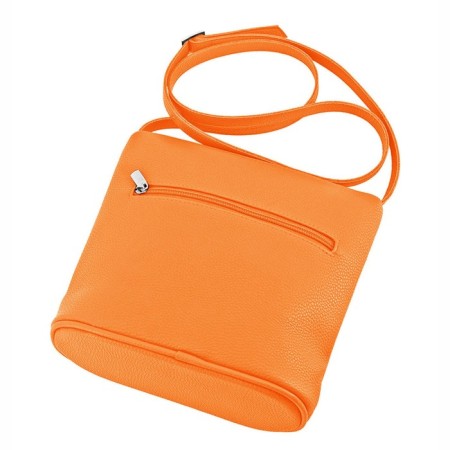 Female bag (B2796-10140) genuine leather, orange, 1x210x22 cm-1