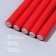 Bigudi "Boomerang", d = 1.5 cm, 24 cm, 6 pcs, red color