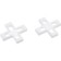 Crosses for tiles bison 33811-7, 7 mm, 75 pcs.