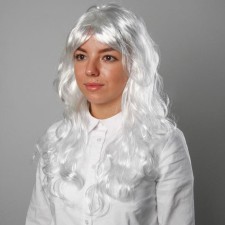 Blonde wig, long curls