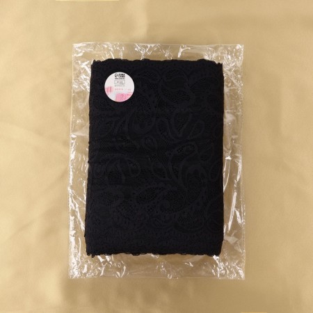 Lace elastic fabric, 240 mm × 23 ± 1 m, black color-3