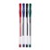 Set of gel pens 4 colors, blue, red, black, green, green body.