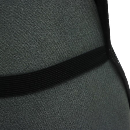 Nabbage on the front seat, velor, black, fasteners, elastic bands-1