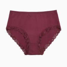 Panties female burgundy color, size 52-54