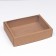 Self -charged box with a window, brown, 38 x 28 x 9 cm