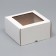Box for the cake, with a window, 20 x 20 x 10 cm