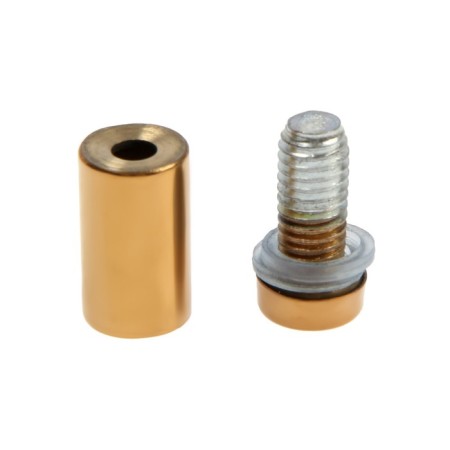 Remote holder for plates, 12x25 mm, color gold, set 10 pcs.-1