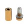 Remote holder for plates, 12x25 mm, color gold, set 10 pcs.