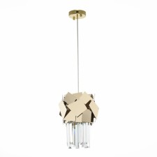 STL LUCE Sus. SL1232.203.01. Casorta. 1x60 W, E14, 23x23x30 cm, golden color