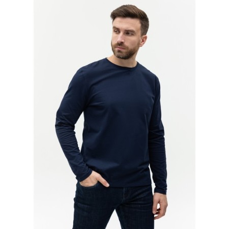Male T-shirt, size 50, dark blue color-5
