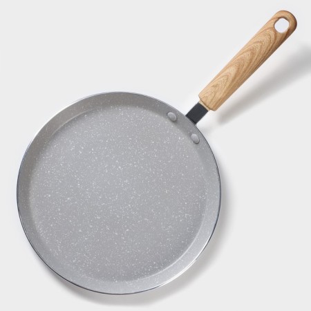 Pan pancake shade Grit, D = 22 cm, Soft-Touch handle, anti-stick coating, induction, color gray color-1